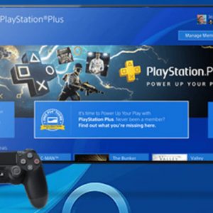 Screen options with the free ps4