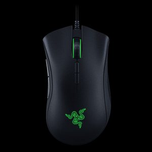 black Razer mouse